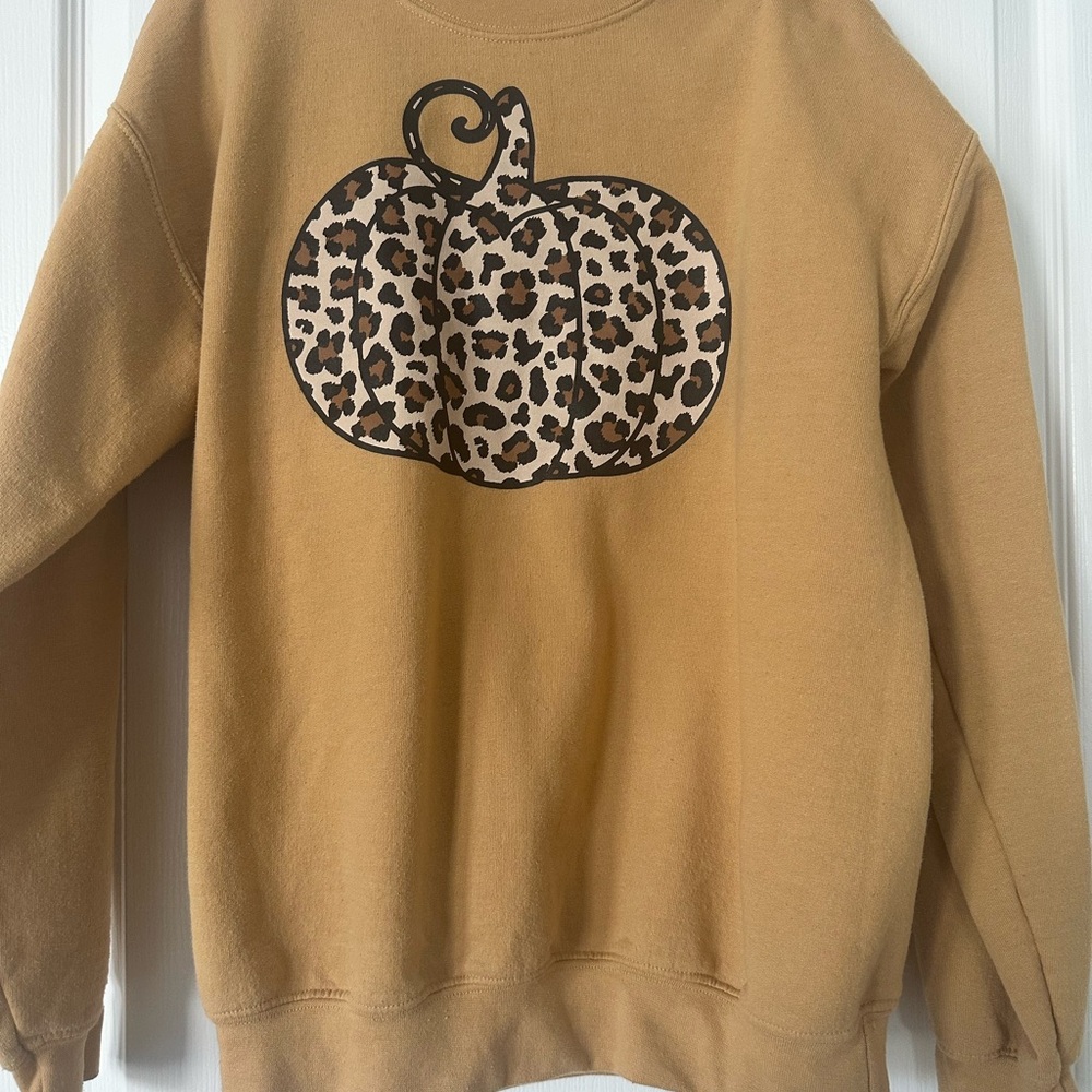 Leopard Pumpkin Sweater